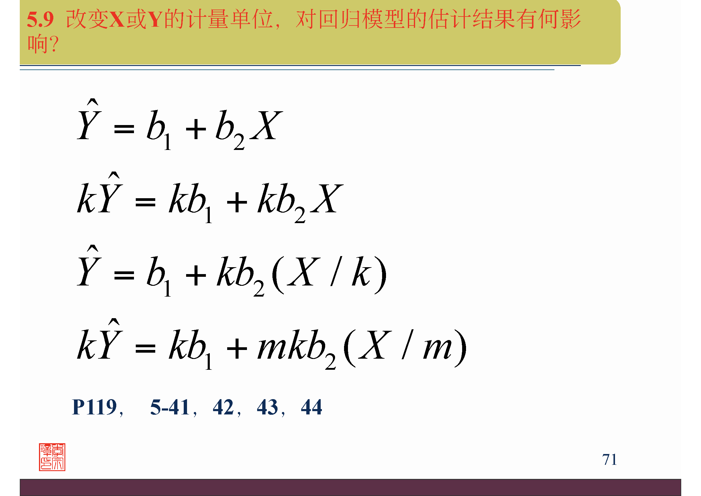 Chapter 5 Functional Forms of Regression Model – Econometrics26